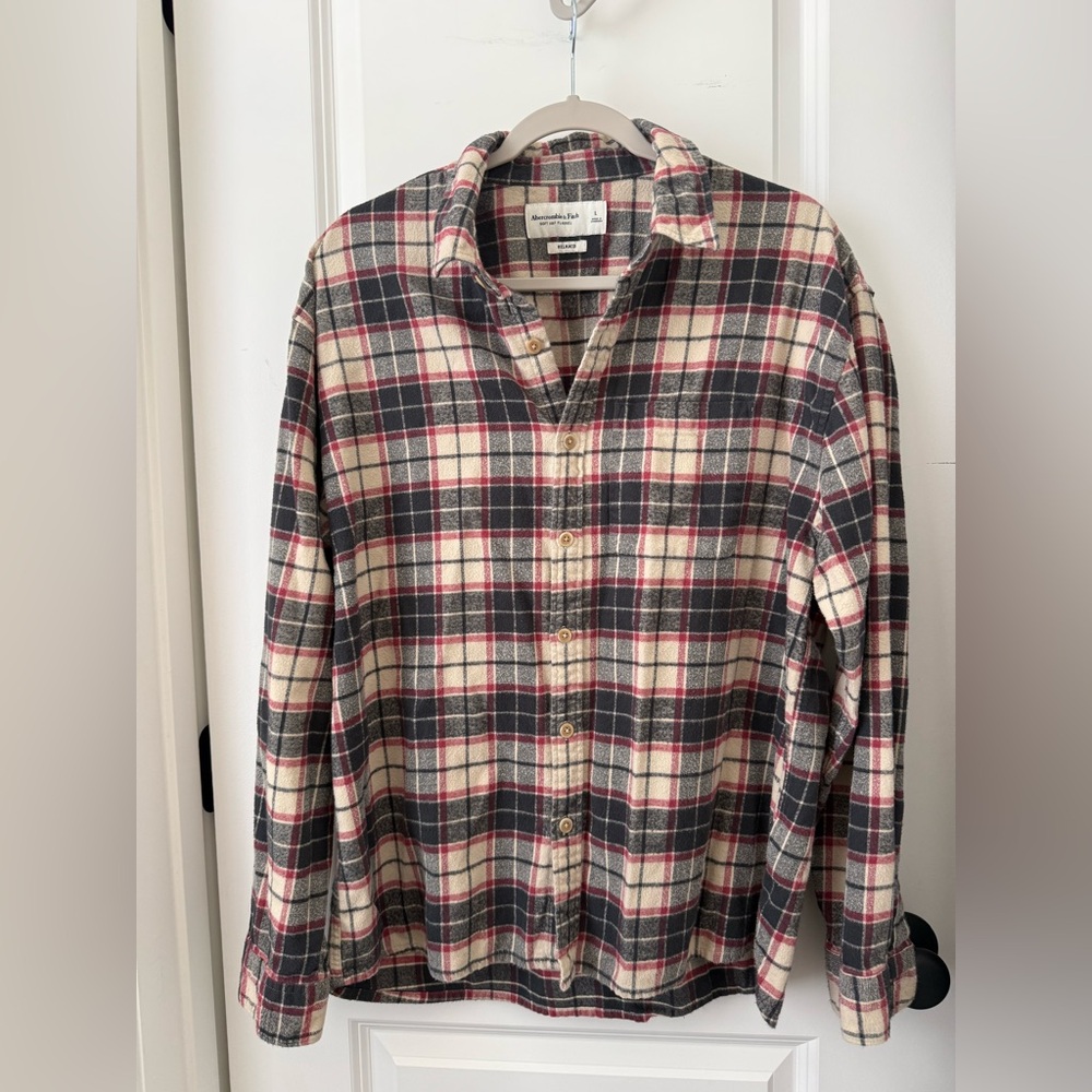 Men’s A&F Relaxed Flannel